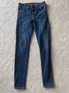 American Eagle Outfitters Dark Indigo Skinny Jeans